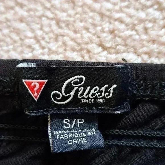 ❤️ Guess Black Strapless Dress Size Small - Picture 10 of 13